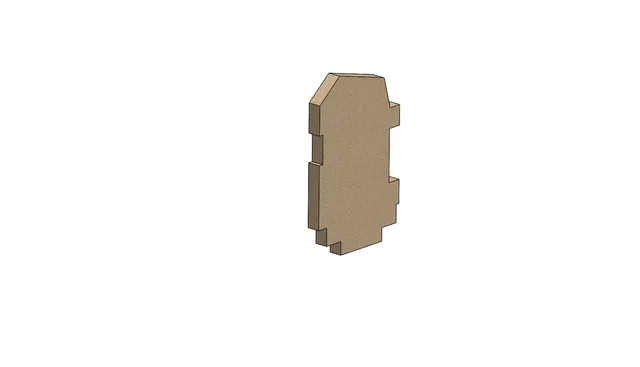ACR Woodpecker WP4 Vermiculitstein rechts Ersatzplatte
