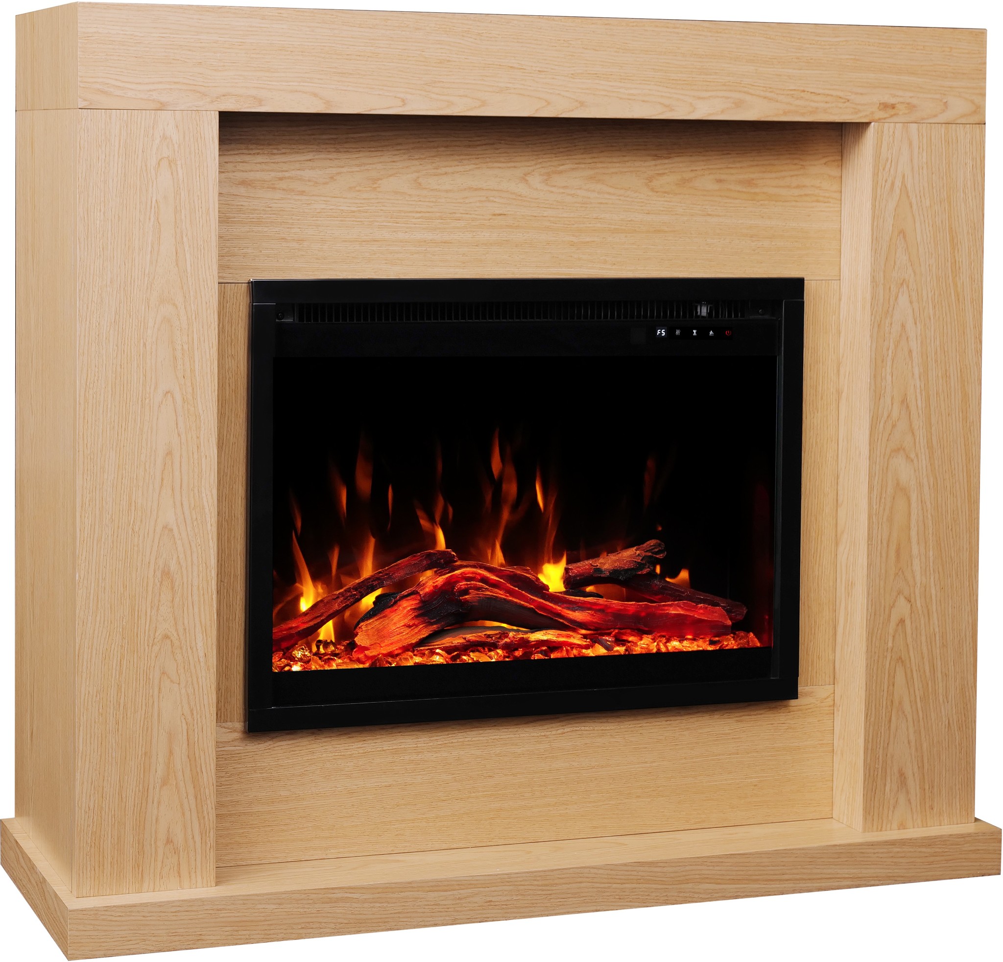 Aflamo Jolo Oak Bioethanol Standkamin Eiche