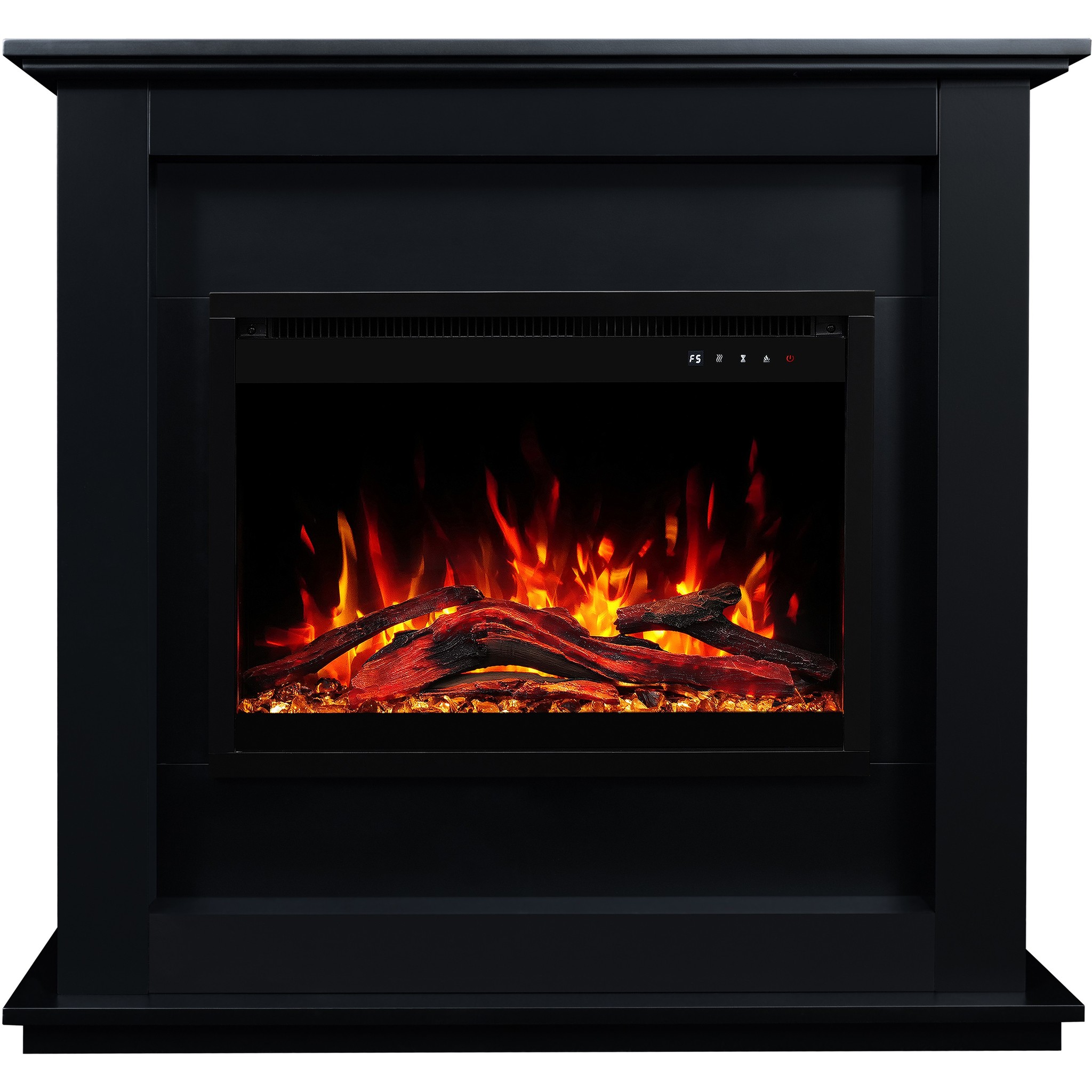 Aflamo Sund Black Bioethanol Standkamin schwarz