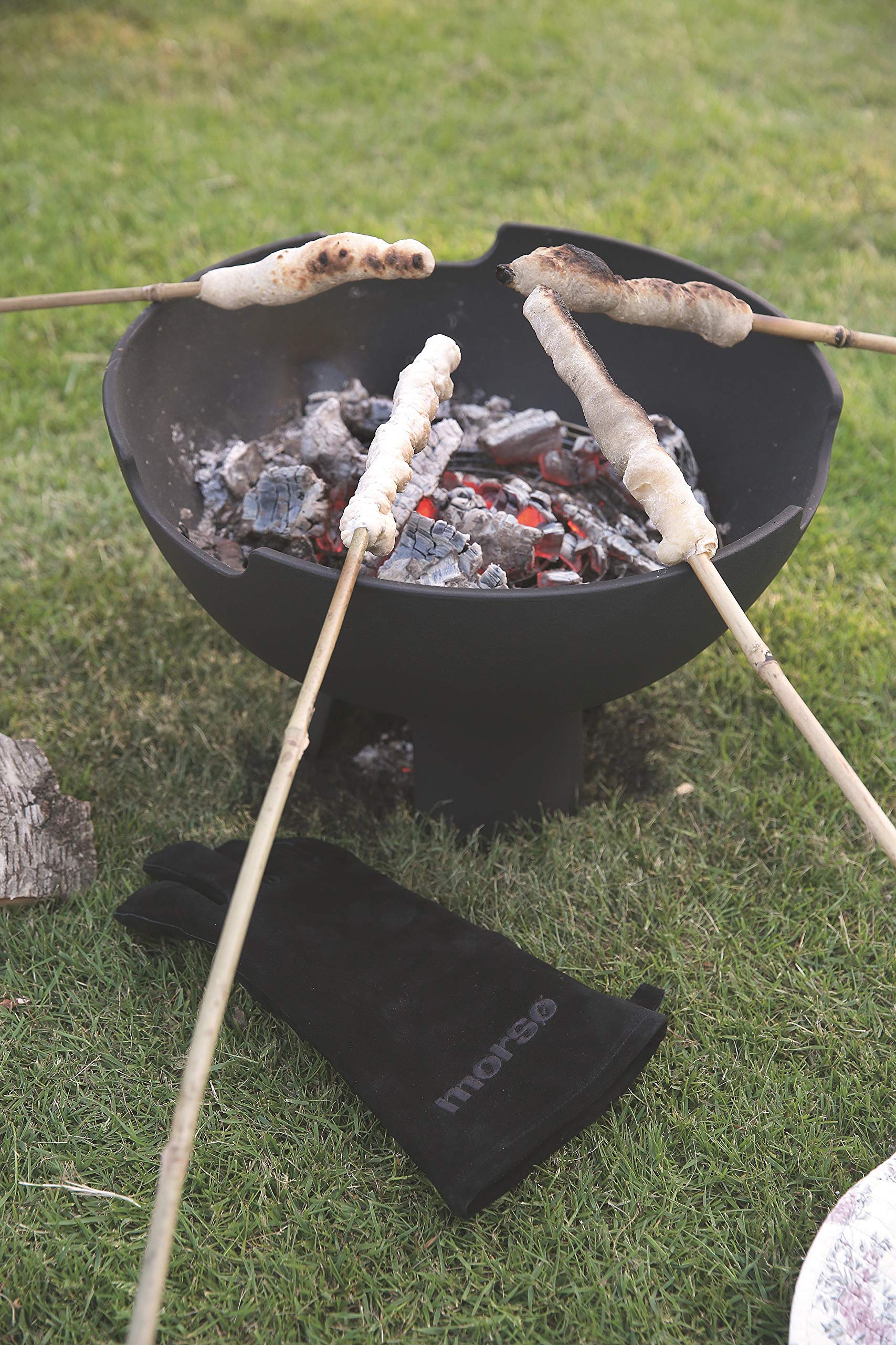 Morsø Ignis Feuerschale Gusseisen Schwarz Garten