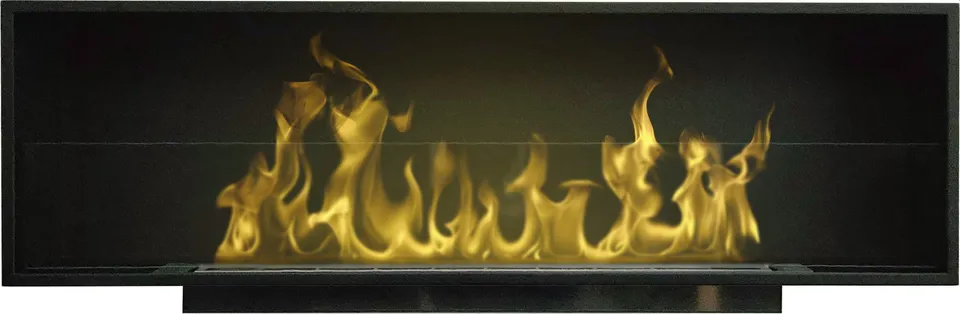 Aflamo Juno mit Glas Bioethanol Einbaukamin