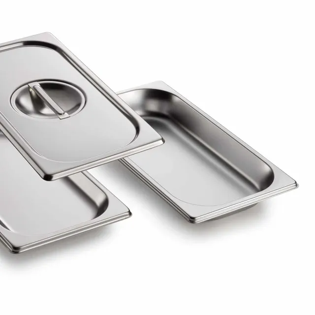 Lohberger Edelstahlschale multifunktional Set 3-teilig Deckel