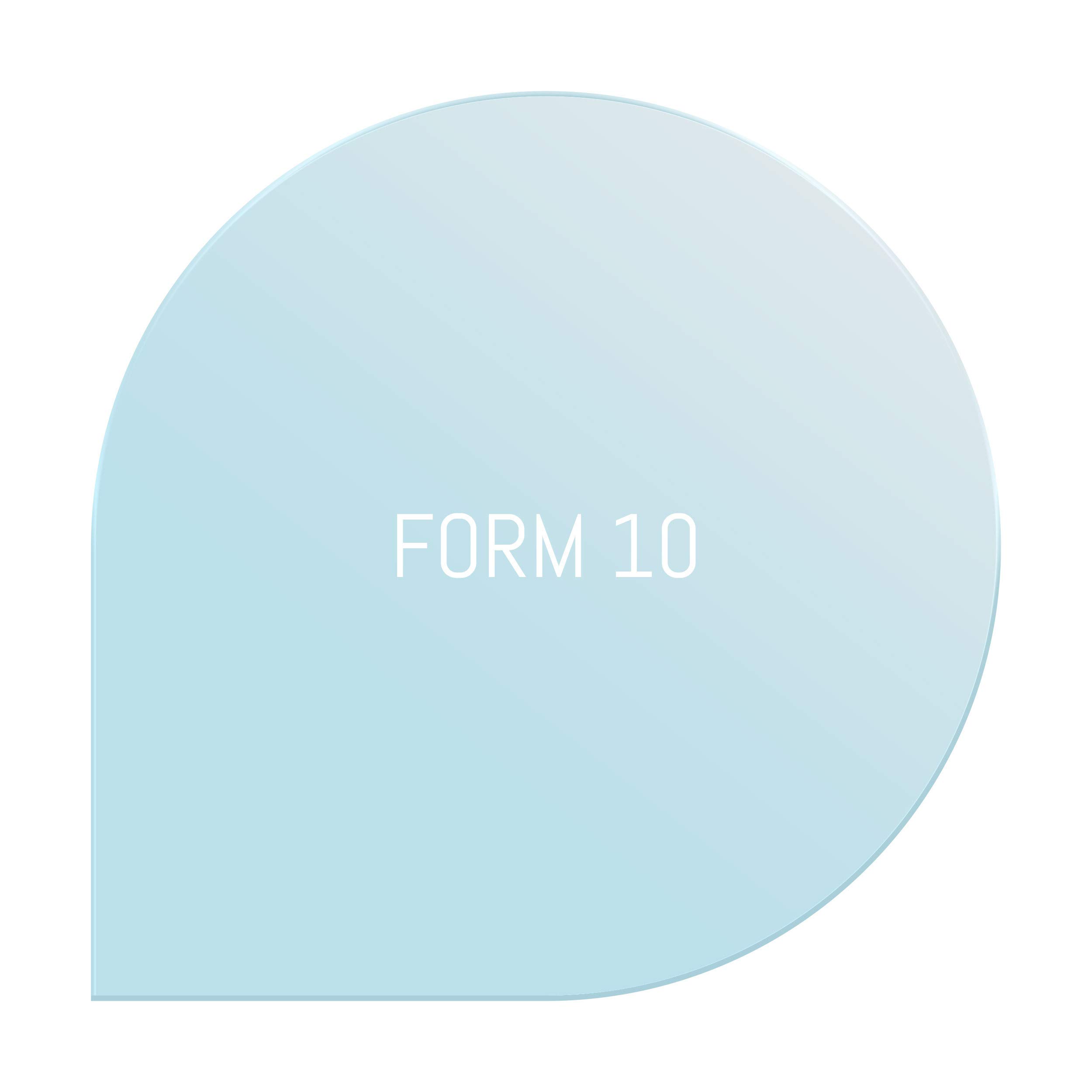 H&M Germany Fünfeck Funkenschutzplatte Glas 125x125cm 6mm