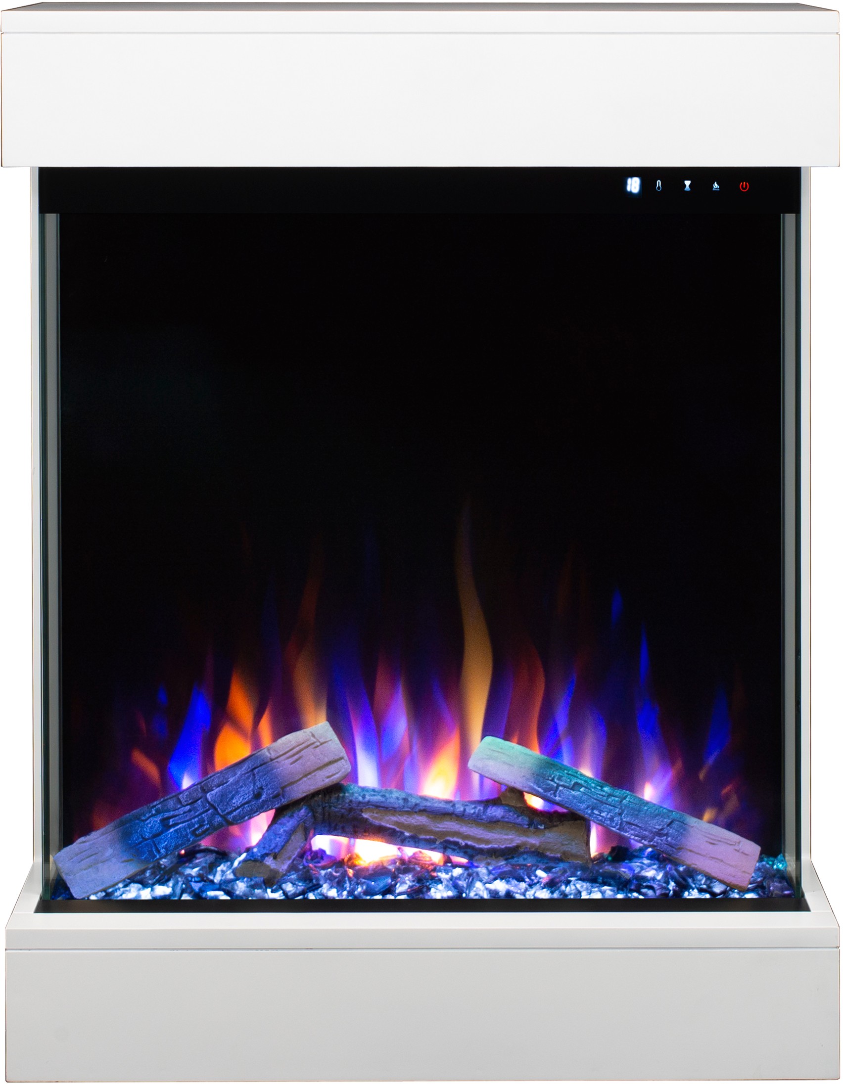Aflamo Dame Weiss Bioethanol Wandkamin weiß