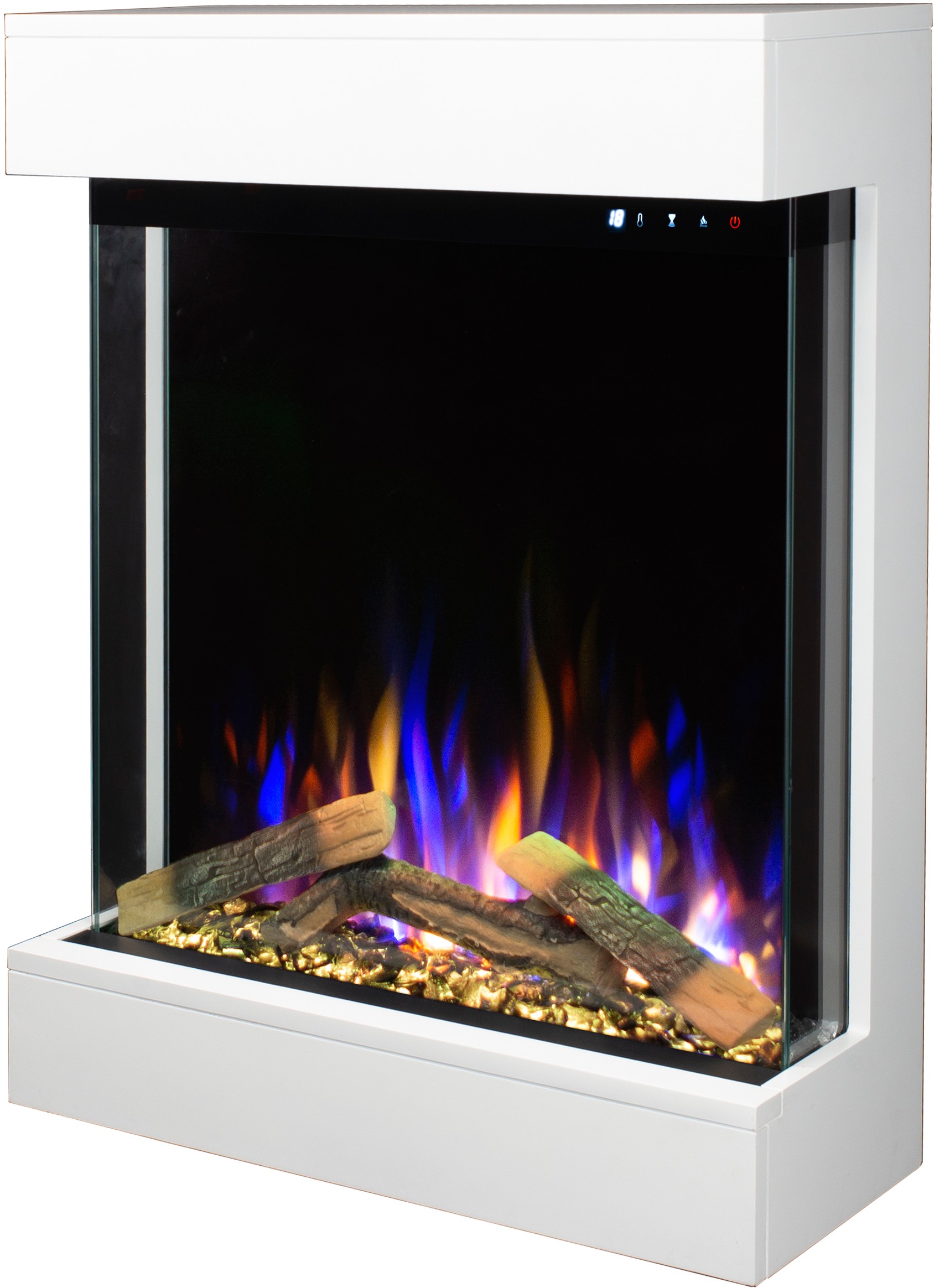 Aflamo Dame Weiss Bioethanol Wandkamin weiß