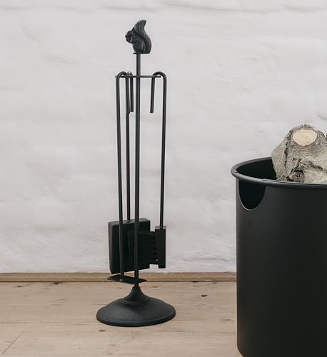 Morsø Classic Kaminbesteck 3-teilig Stahl Schwarz 66 cm