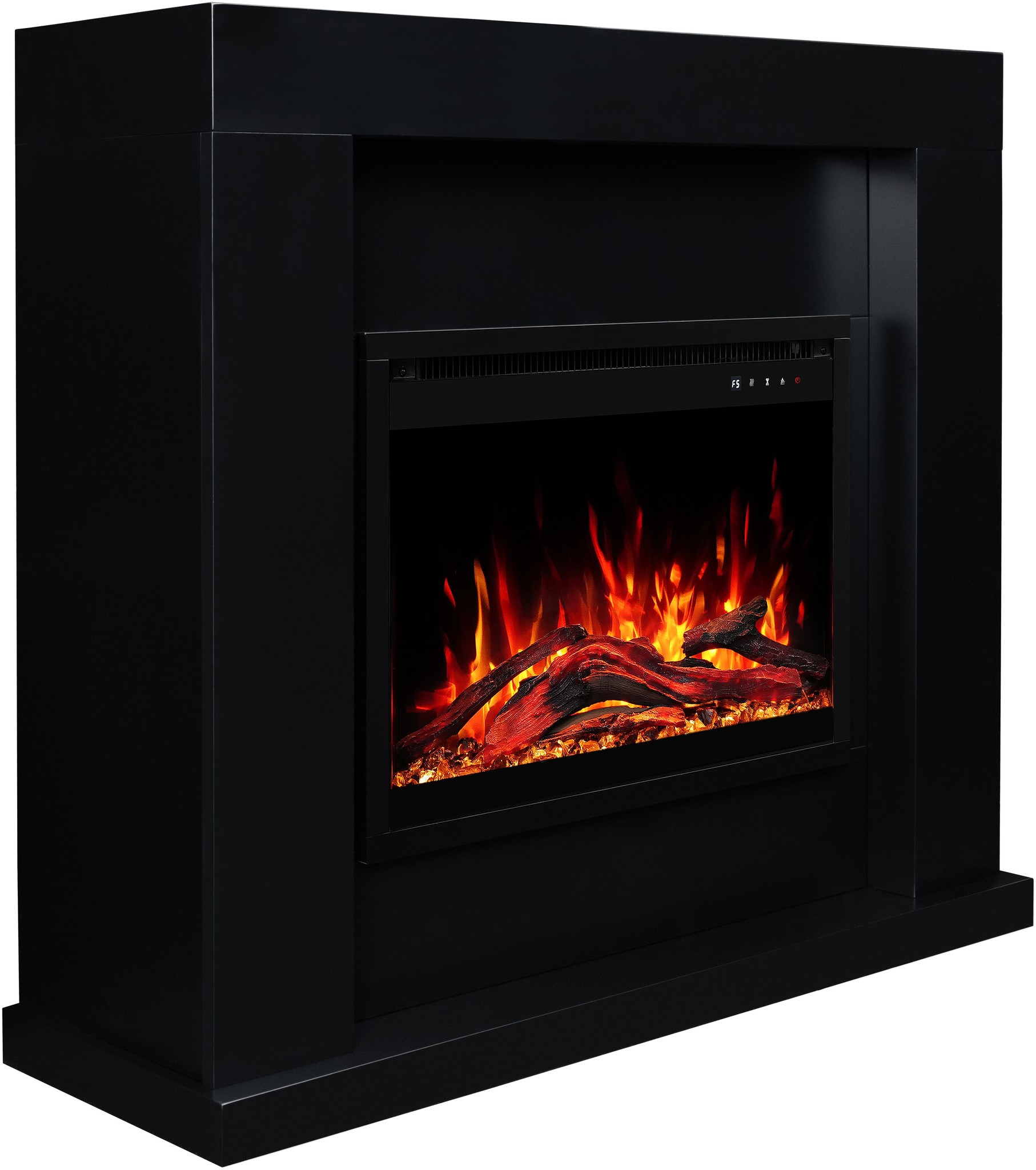 Aflamo Jolo Black Bioethanol Standkamin schwarz