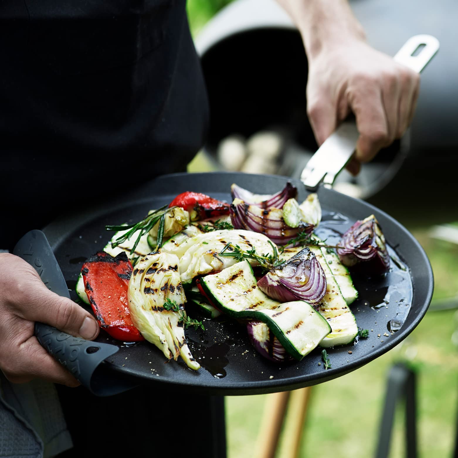 Morsø Grill-Griff für Brat- und Grillteller Edelstahl 27cm