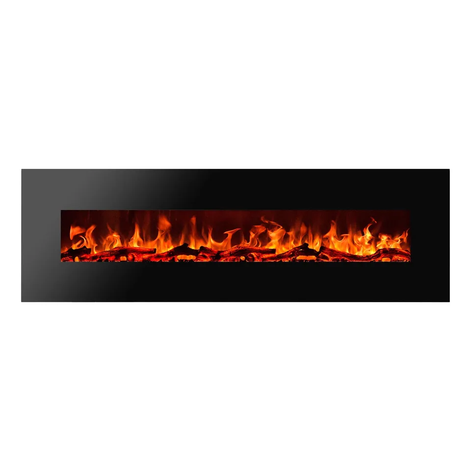 Aflamo Albion Wandkamin Bioethanol Schwarz