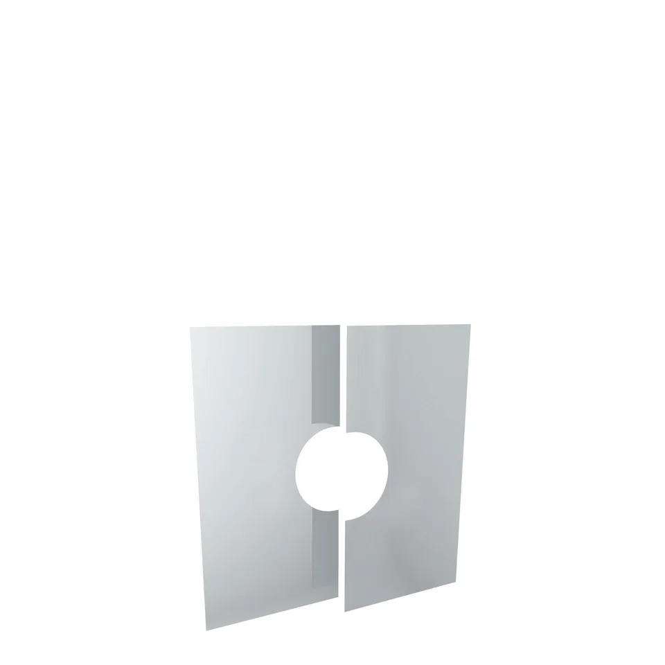 H&M New Line Deckenblende 0-30° Schornstein Ø120mm