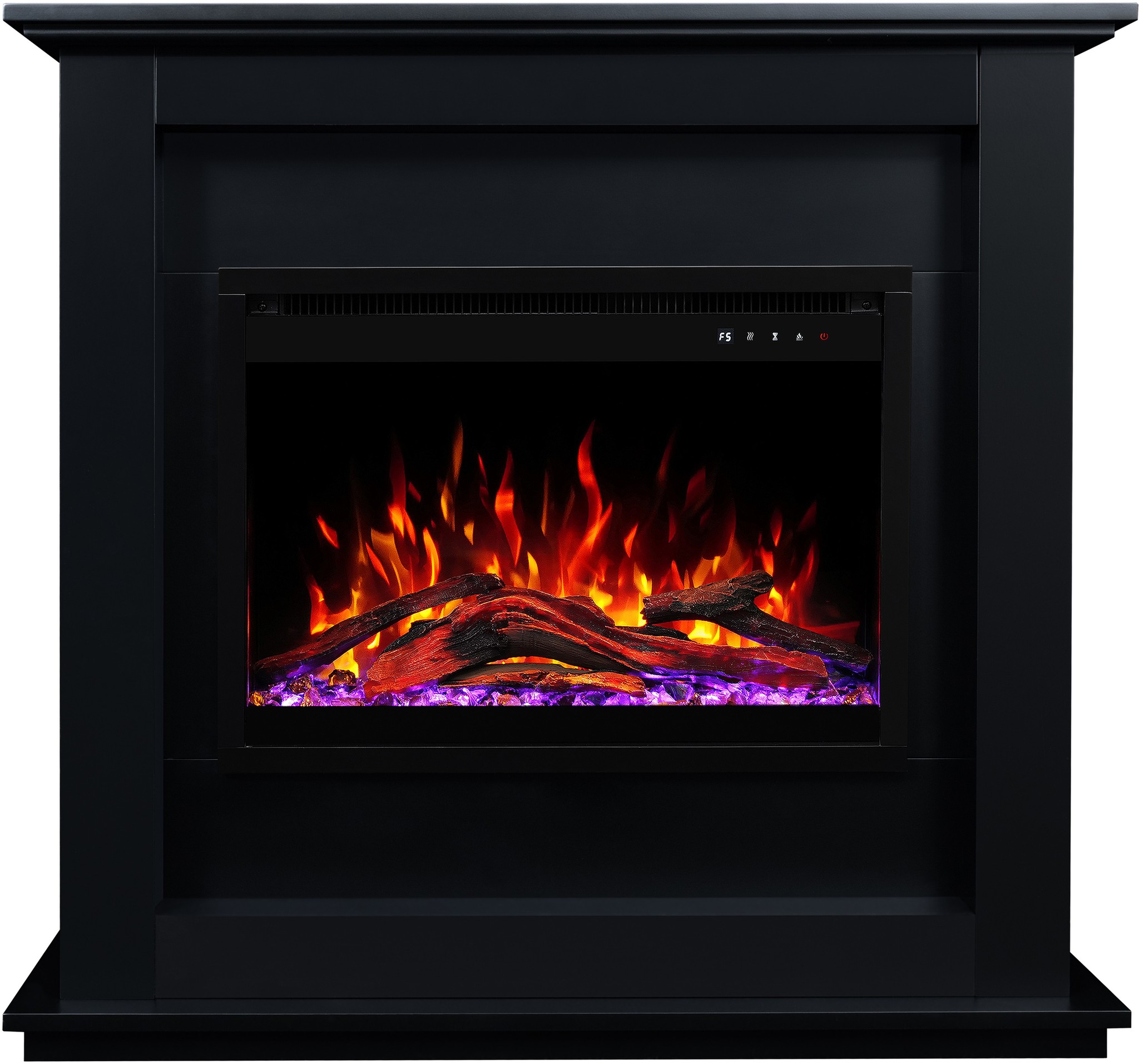 Aflamo Sund Black Bioethanol Standkamin schwarz